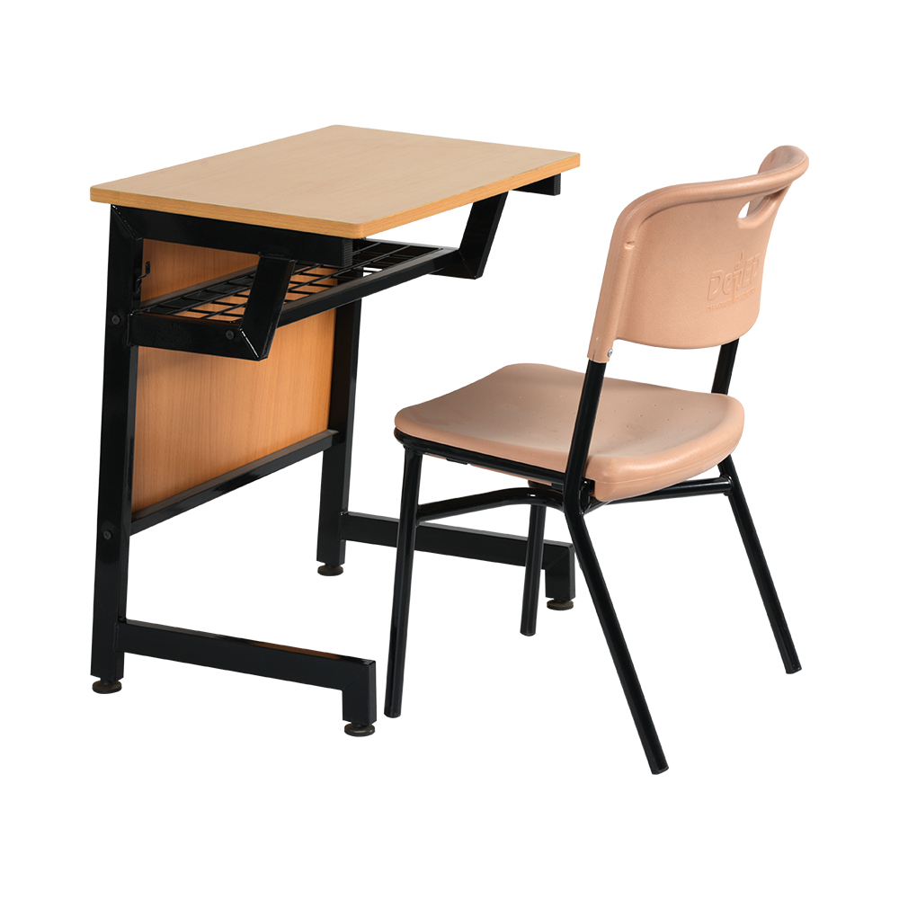 Lightweight Adjustable Classroom Desk And Chair Set - Posture Support Design 
