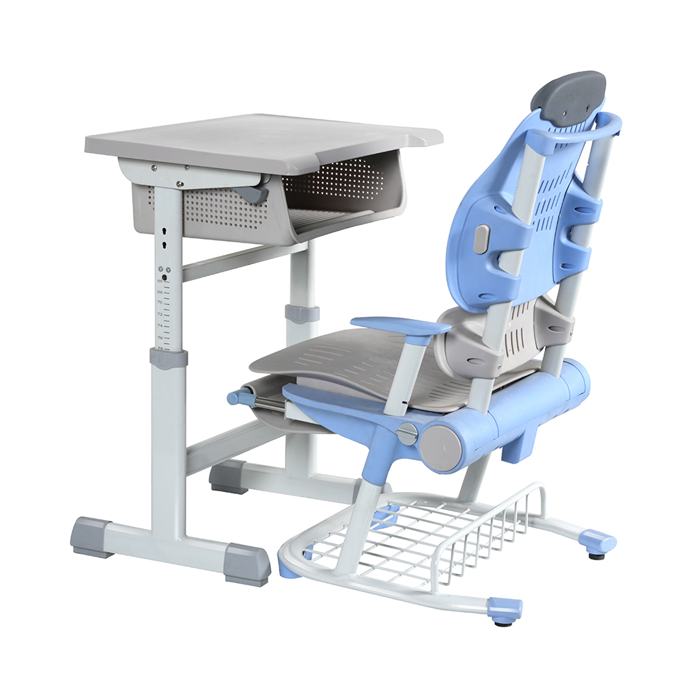 Ergonomics Adjustable  lunch break desks and chairs  School Furniture Student Desk and Chair