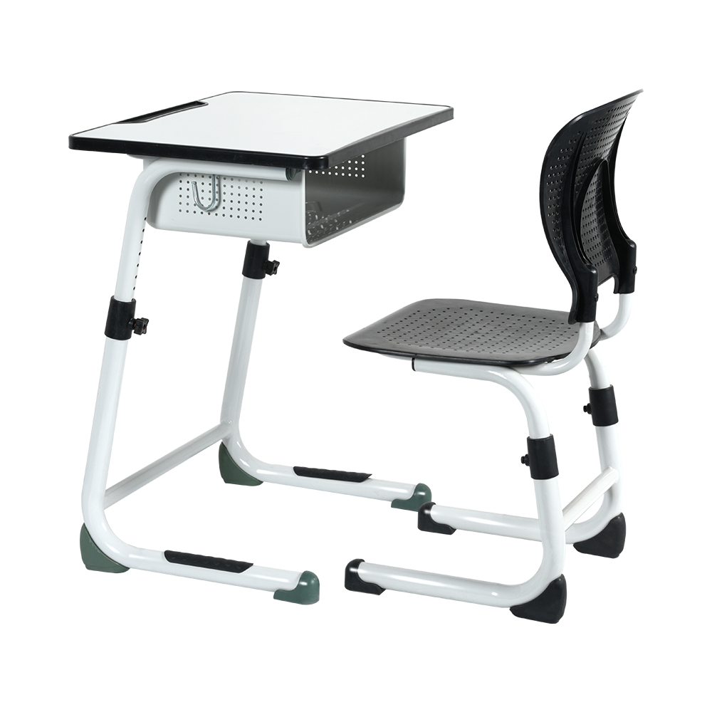 Adjustable School Rest Desk And Chair Set with Reinforced Tube Frame With Hollow Surface for Chair