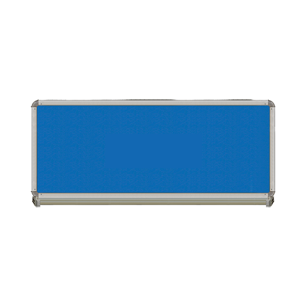 Blue-Coated Cork Metal Edges Blackboard