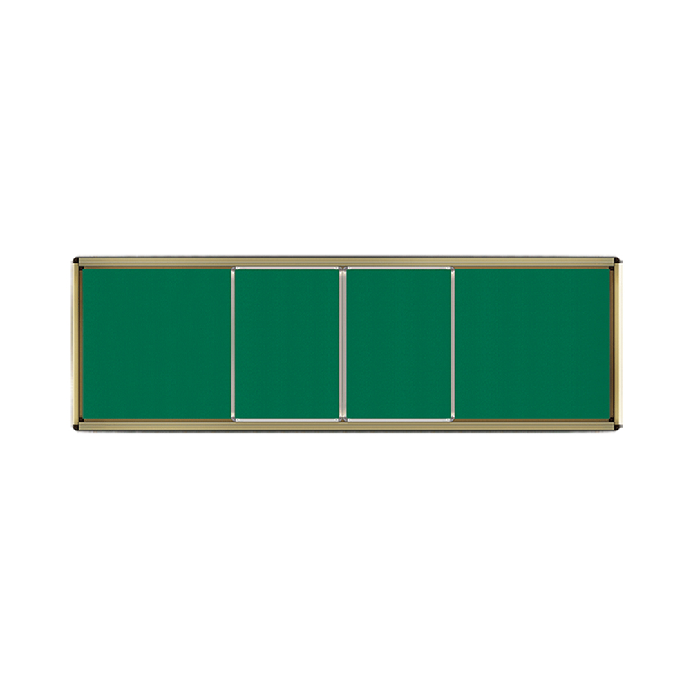 Aluminum Frame Sleek Modern Multi-Section Blackboard