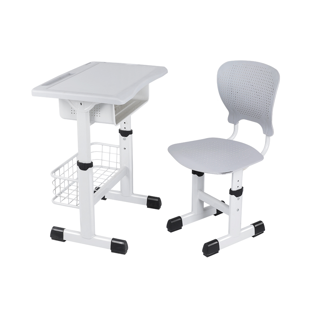 Best-Selling Custom Height-Adjustable School Desk & Chair Set with Safety Edge