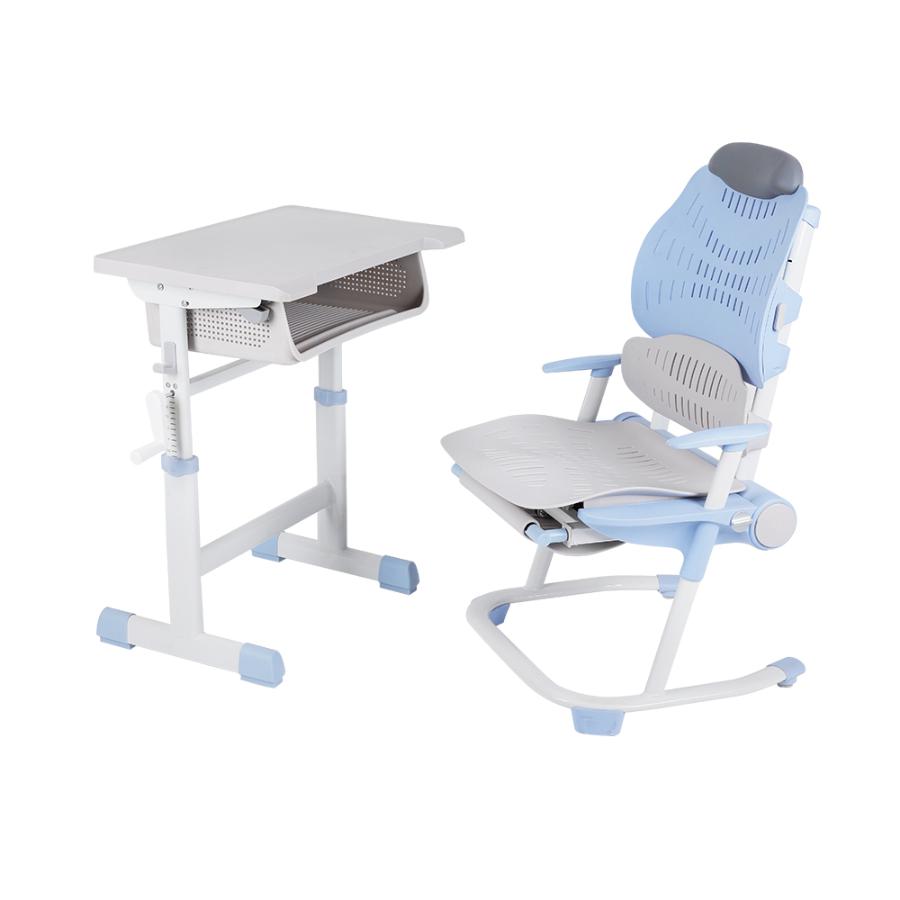 New Product Adjustable School Rest Desk And Chair Set with Reinforced Tube Frame
