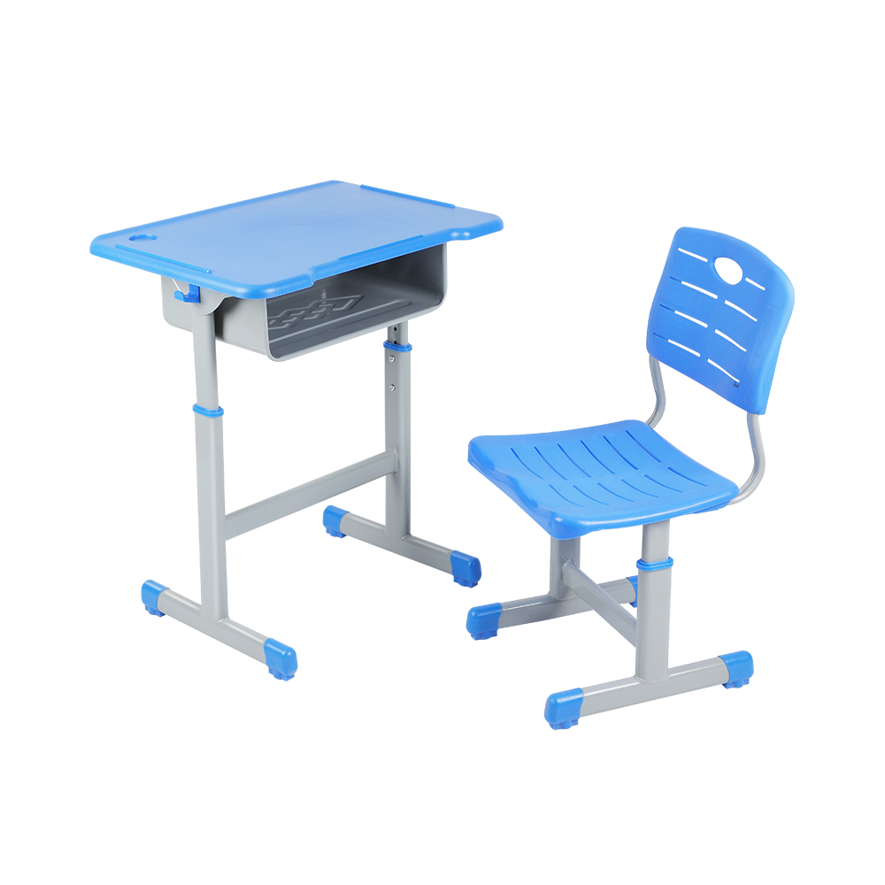 ‌New Popularity School Desks And Chair Set with Steel Frame